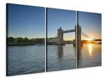 Ljuddämpande tavla -  Tower Bridge in the sunset