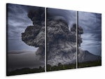 Ljuddämpande tavla -  The volcano ash
