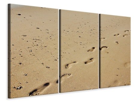 Ljuddämpande tavla -  Footprints in the sand