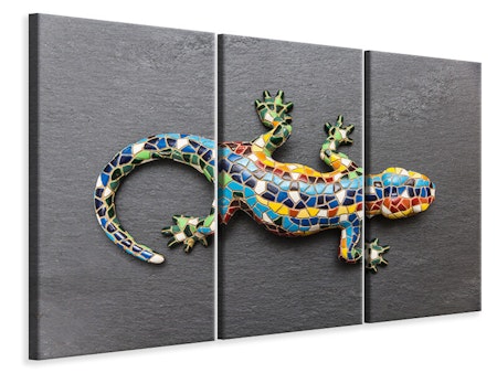 Ljuddämpande tavla -  Colorful gecko