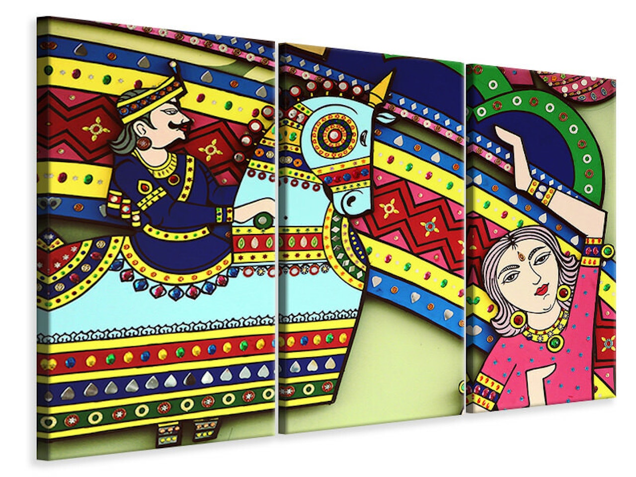 Ljuddämpande tavla -  Indian art