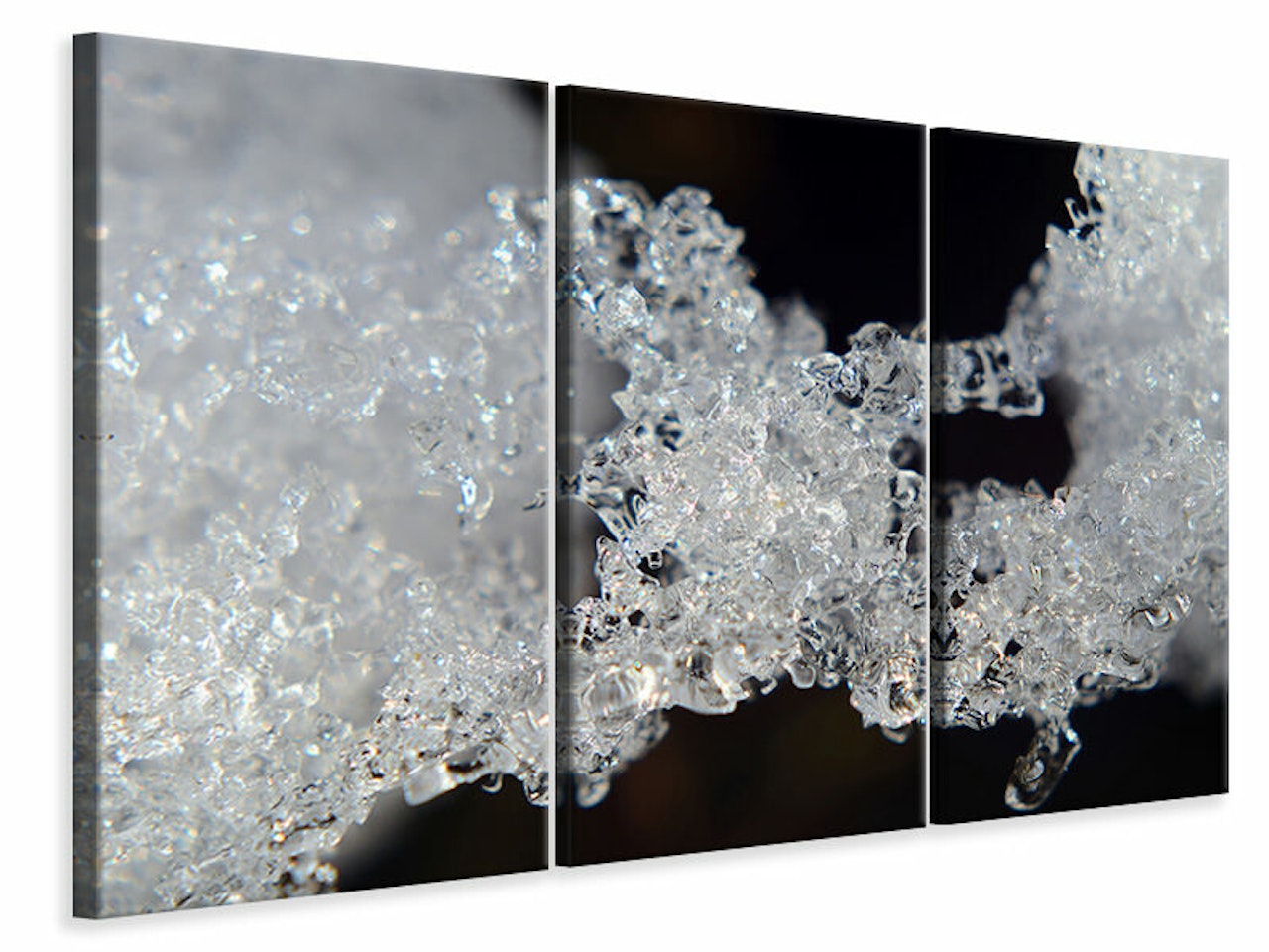 Ljuddämpande tavla -  Ice crystals XL
