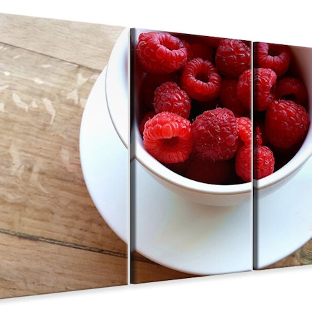 Ljuddämpande tavla -  A cup of raspberries