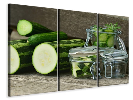 Ljuddämpande tavla -  Zucchinis and cucumbers