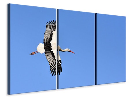 Ljuddämpande tavla -  The stork in action