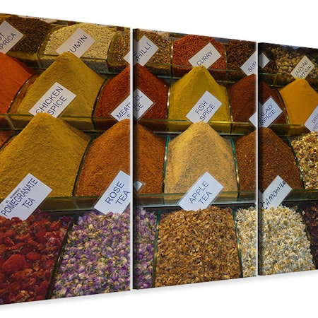 Ljuddämpande tavla -  Spices in the market