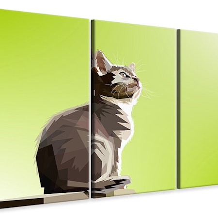 Ljuddämpande tavla -  Pop Art Cat XL