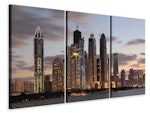 Ljuddämpande tavla -  Skyline Dubai At Sunset