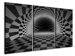Ljuddämpande tavla -  Abstract Chessboard