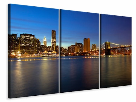 Ljuddämpande tavla -  Skyline Manhattan In Sea Of Lights
