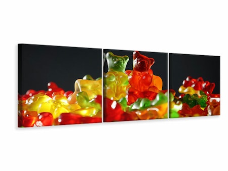 Ljuddämpande tavla -  Colorful gummy bears