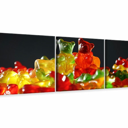 Ljuddämpande tavla -  Colorful gummy bears