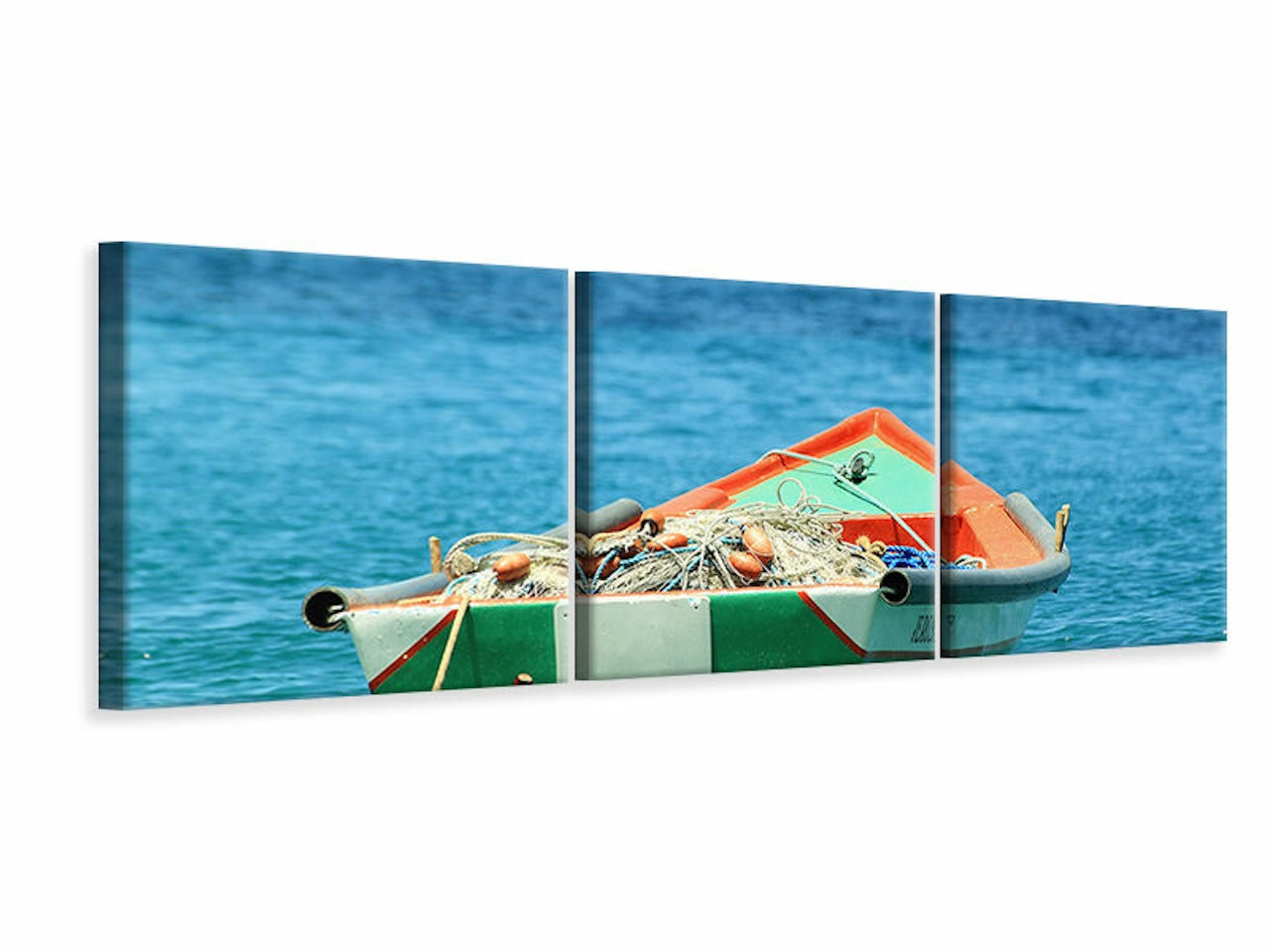 Ljuddämpande tavla -  A fishing boat