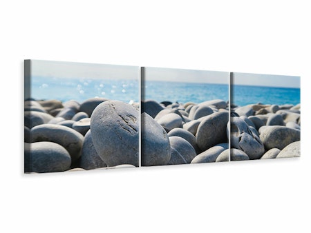 Ljuddämpande tavla -  Beach stones