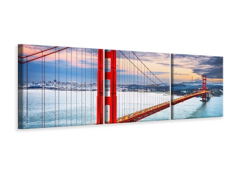 Ljuddämpande tavla - The Golden Gate Bridge At Sunset