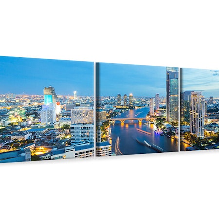 Ljuddämpande tavla - Skyline Bangkok At Dusk