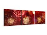 Ljuddämpande tavla - Colorful Fireworks