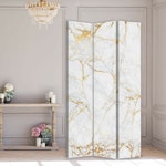 Rumsavdelare vridbar 3-delad - Light marble