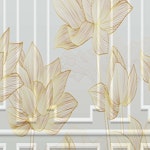 Rumsavdelare vridbar 3-delad - Floral design