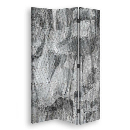 Rumsavdelare vridbar 3-delad - The serenity of grey