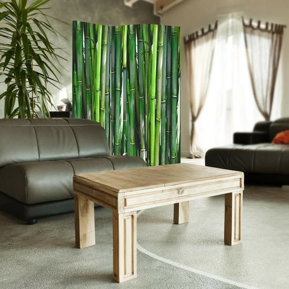 Rumsavdelare vridbar 3-delad - Bamboo