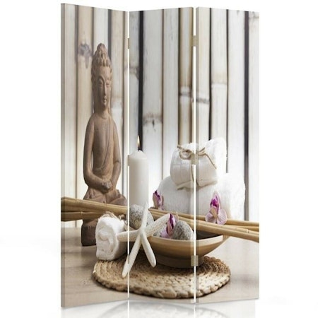 Rumsavdelare vridbar 3-delad - Calmness of buddha