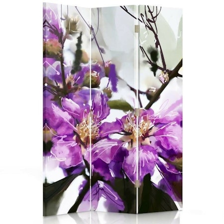 Rumsavdelare vridbar 3-delad - Magnetic flowers