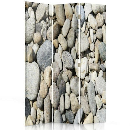 Rumsavdelare vridbar 3-delad - Stones on the beach