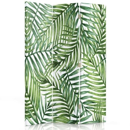 Rumsavdelare vridbar 3-delad - Palm leaf composition