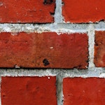 Rumsavdelare 4-delad - Red brick wall
