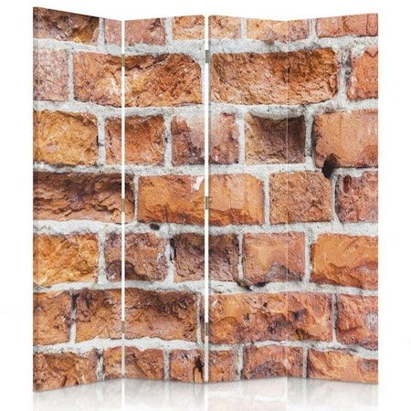 Rumsavdelare 4-delad - Brick wall