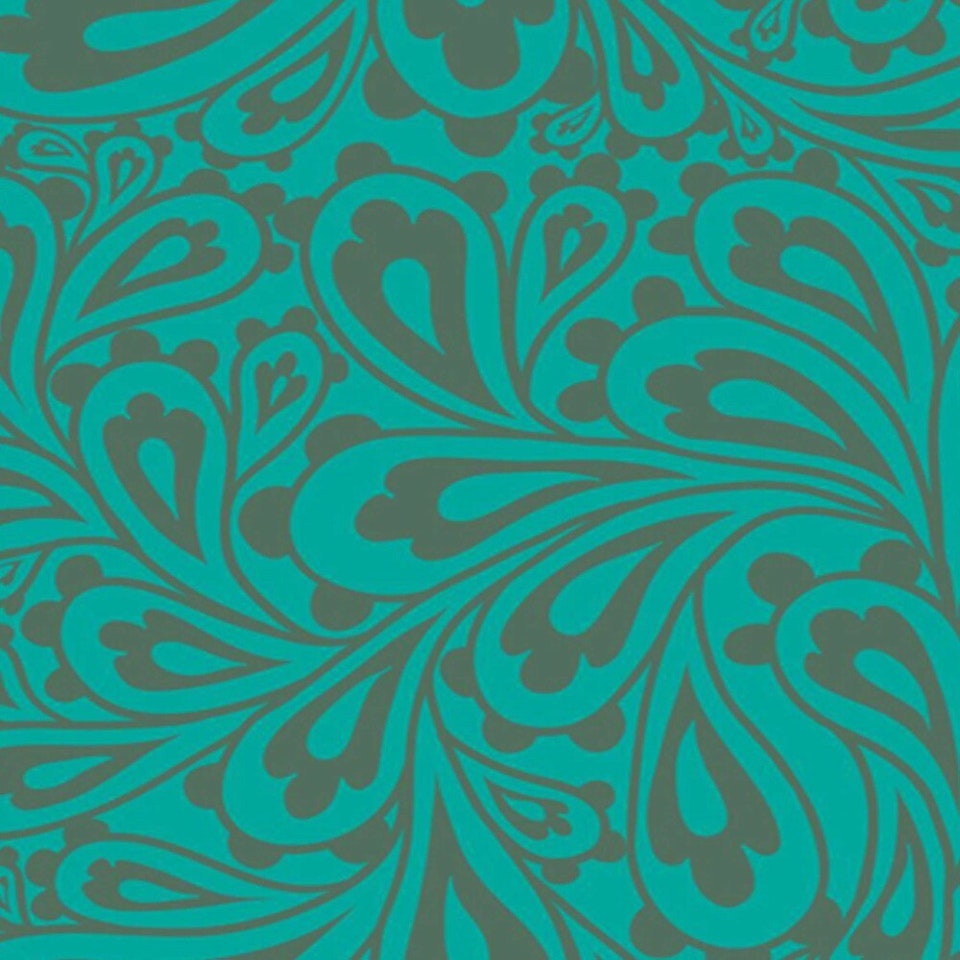 Rumsavdelare 4-delad - Wallpaper in turquoise
