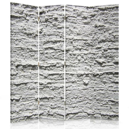 Rumsavdelare 4-delad - Grey plaster