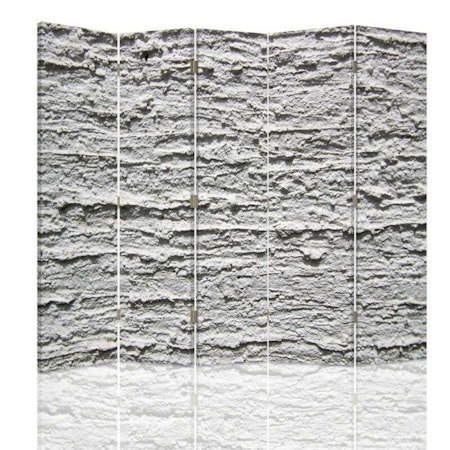 Rumsavdelare 5-delad - Grey plaster