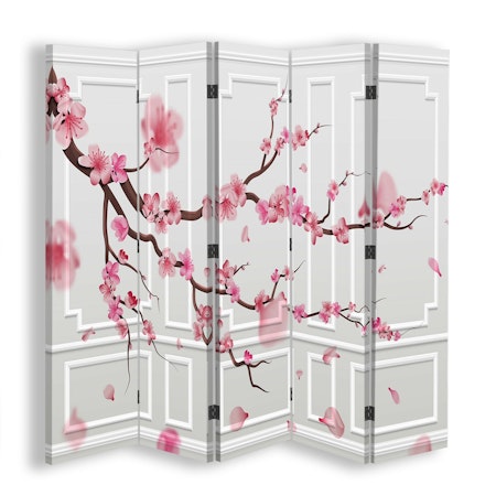 Rumsavdelare 5-delad - Cherry blossom