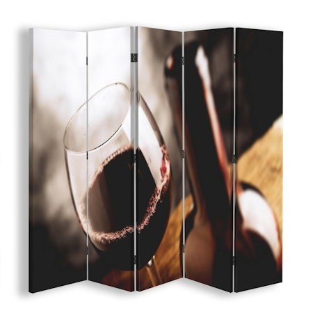 Rumsavdelare 5-delad - Glass of dry wine