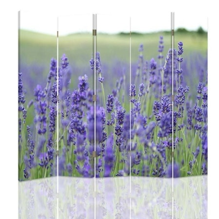 Rumsavdelare 5-delad - The charm of a lavender field