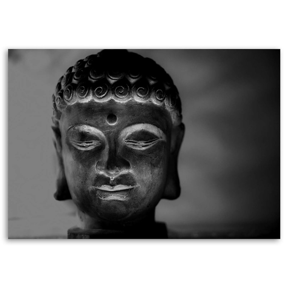 Ljuddämpande tavla - Illuminated buddha's head