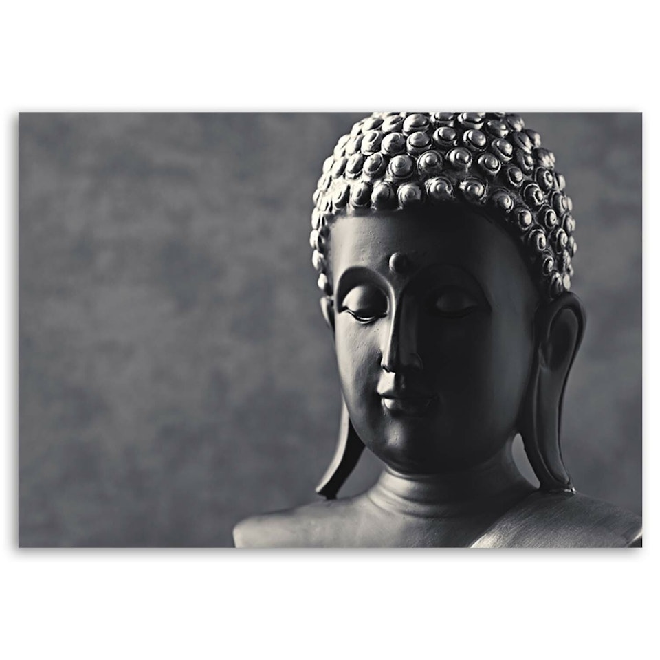 Ljuddämpande tavla - Buddha on grey background