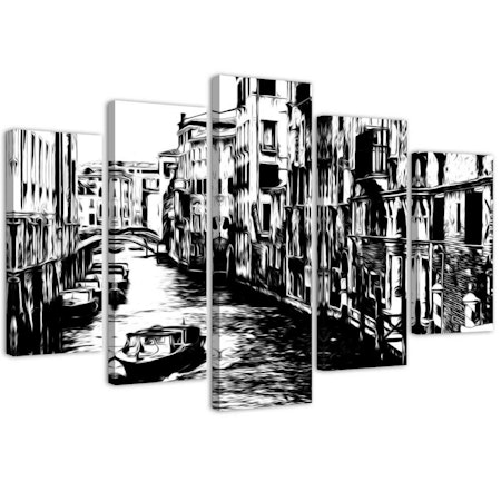 Ljuddämpande tavla - Venice canal