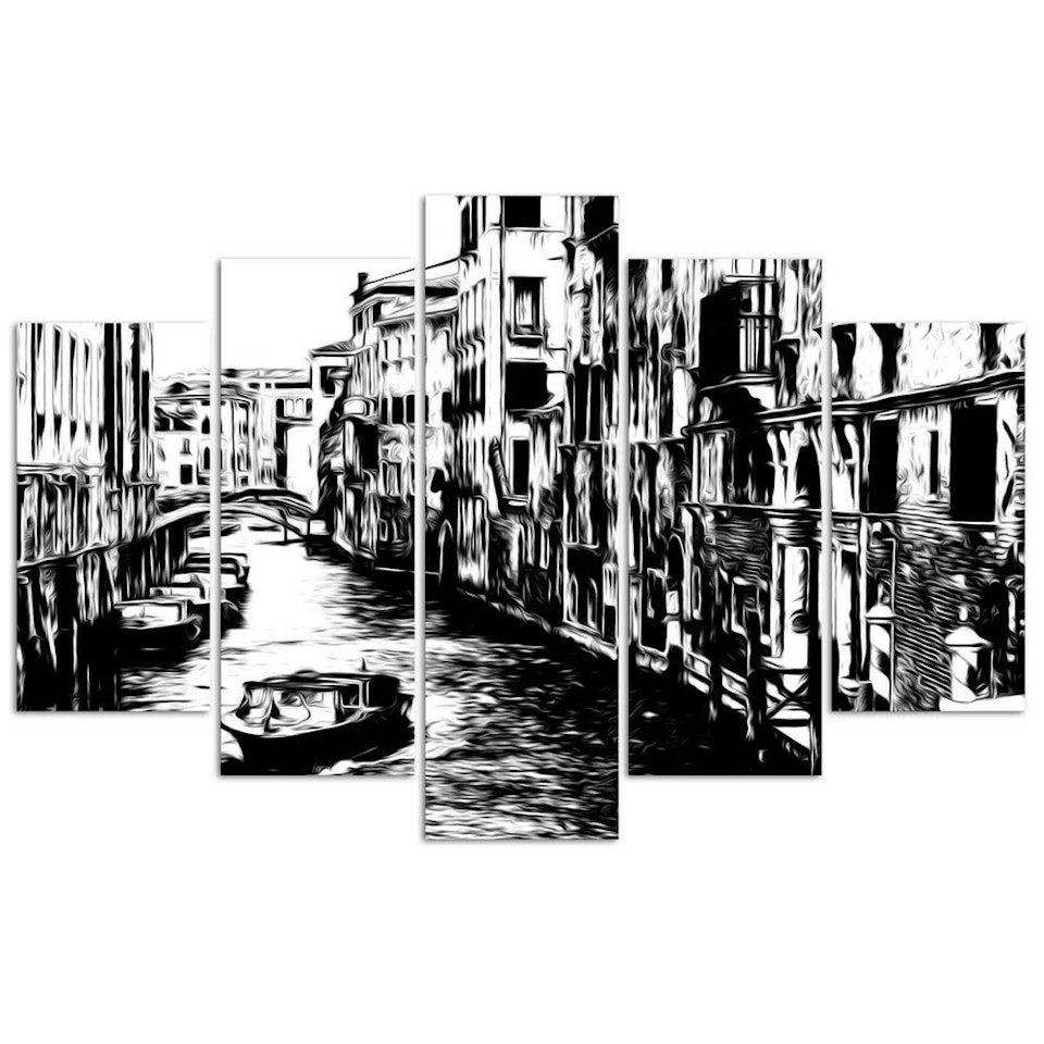 Ljuddämpande tavla - Venice canal