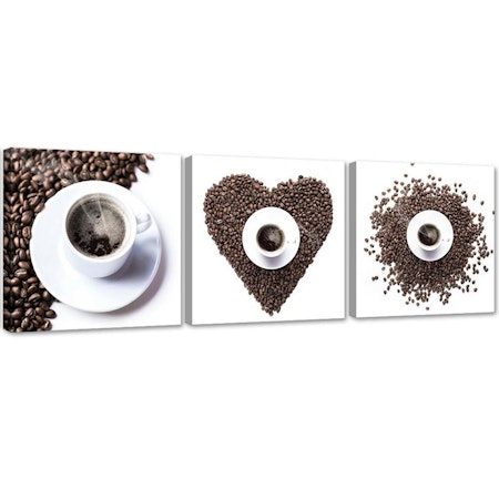 Ljuddämpande tavla - Coffee heart