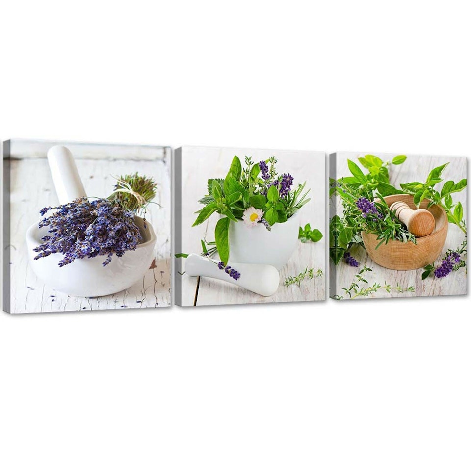 Ljuddämpande tavla - Herbs in the kitchen