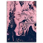 Ljuddämpande tavla - Abstract painted in pink