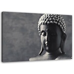 Ljuddämpande tavla - Buddha on grey background