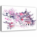 Ljuddämpande tavla - Japan watercolour