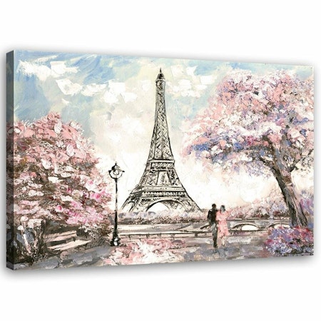 Ljuddämpande tavla - The eiffel tower in spring