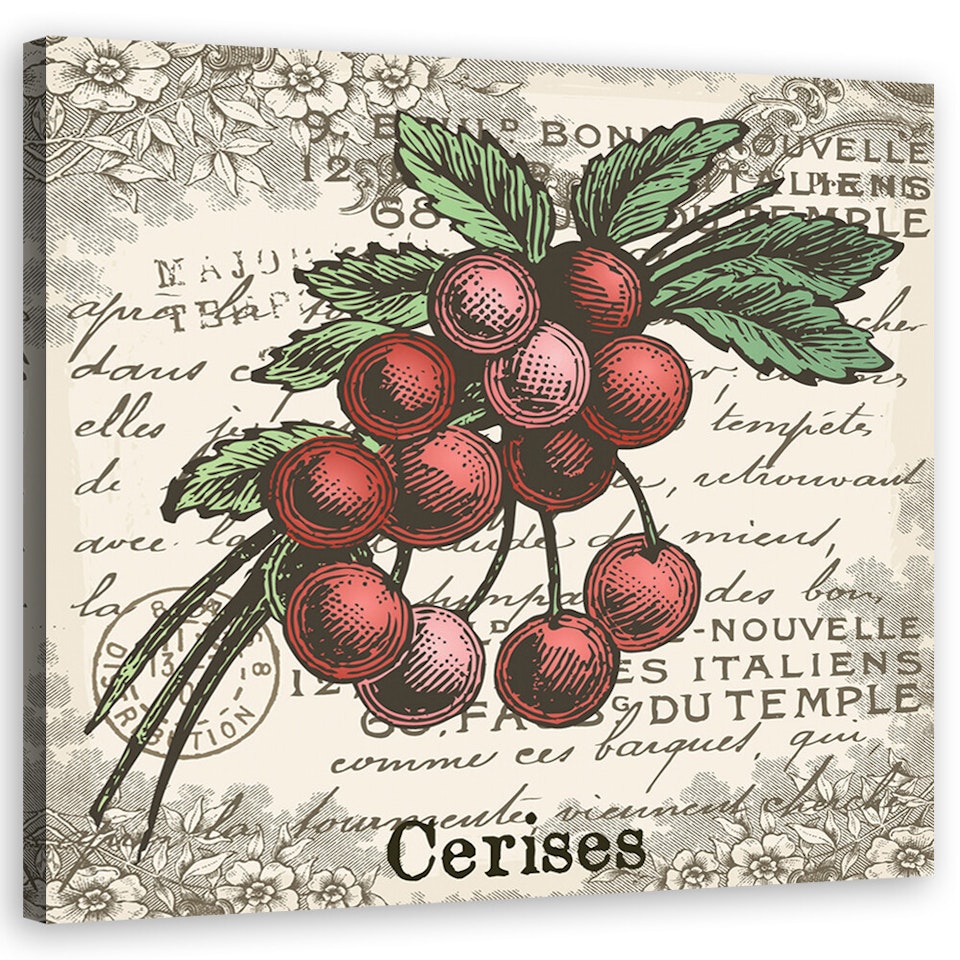 Ljuddämpande tavla - Cherry vintage
