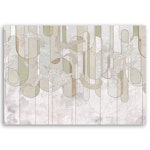 Ljuddämpande tavla - Scandinavian minimalist abstraction in beige