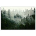 Ljuddämpande tavla - Forest in the fog